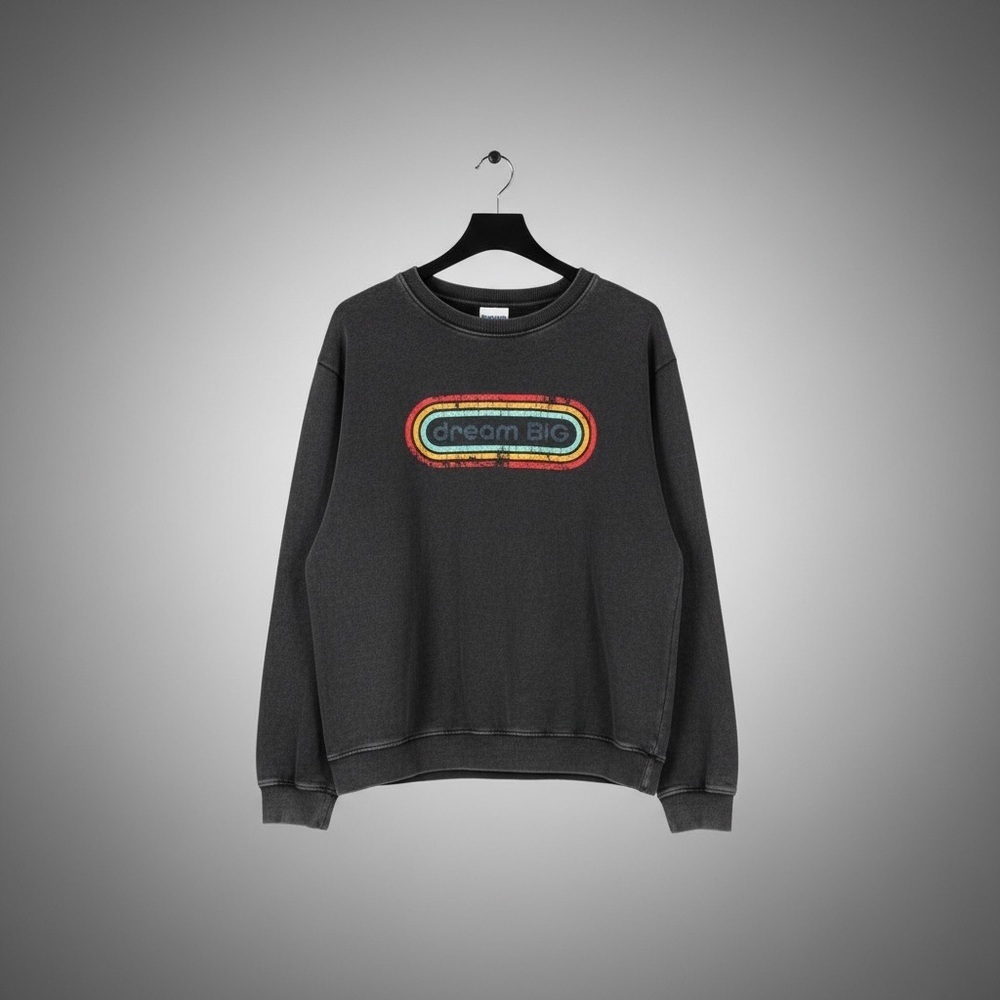 Zyia Dream Big Women's Charcoal Sweatshirt